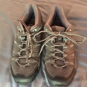 Salomon gray hiking shoes, size 7.5